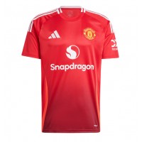 Pánský Fotbalový dres Manchester United Bruno Fernandes #8 2024-25 Domácí Krátký Rukáv